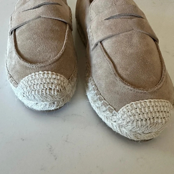 Sam Edelman Kai Suede Espadrille inspired Loafers in Tuscan Tan Size: 5 - Picture 6 of 8
